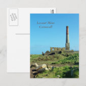 レバント・マイン・コーンウォール・イングランド写真 ポストカード (正面/裏面)