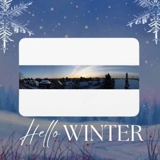 レバークーセンウィンターパノラマドーン マグネット