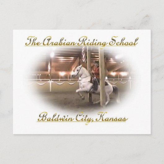 レバード（ライダー付き）、ポストカード ポストカード (正面)