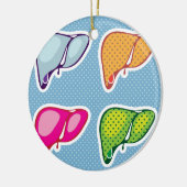 レバーポップアート セラミックオーナメント (左)