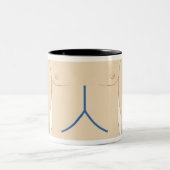 レバー移植 ツートーンマグカップ (中央)