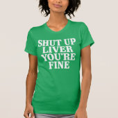 レバー罰金をあなたは締めて下さい Tシャツ (正面)