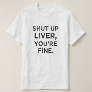 レバー、あなたは素晴らしいおもしろTシャツを締めて下さい Tシャツ