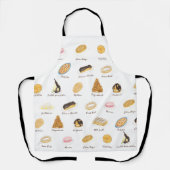 レパティッセリーフランサーズ水彩画 エプロン (正面)