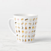 レパティッセリーフランサーズ水彩画 カフェラテマグ (左アングル)