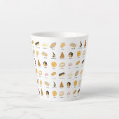 レパティッセリーフランサーズ水彩画 カフェラテマグ (正面)