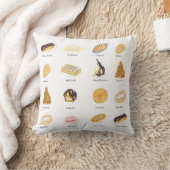 レパティッセリーフランサーズ水彩画 クッション (ブランケット)