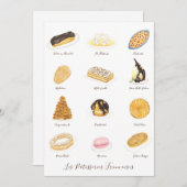 レパティッセリーフランサーズ水彩画 サンキューカード (正面/裏面)