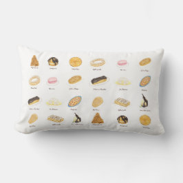 レパティッセリーフランサーズ水彩画 ランバークッション