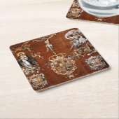 レパンスペインのト·バナーの戦い スクエアペーパーコースター (アングル)