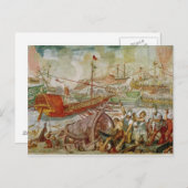 レパントの戦い（1571年10月） ポストカード (正面/裏面)