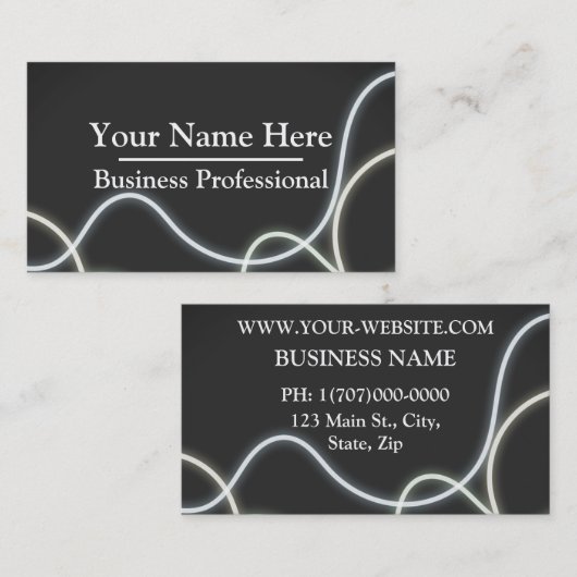 レパーソナライズされたーストライプザ 名刺 (正面/裏面)