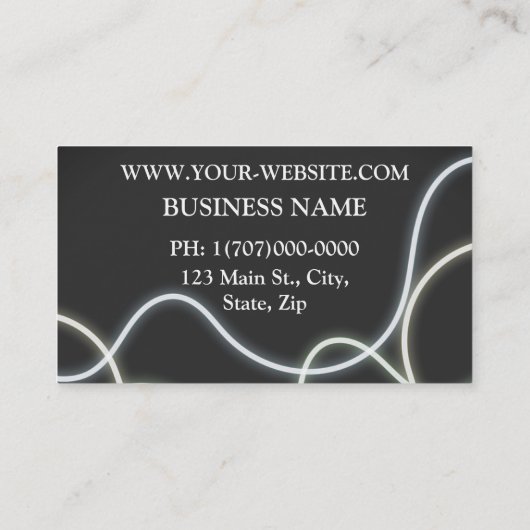 レパーソナライズされたーストライプザ 名刺 (裏面)