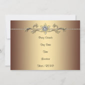 レパードの誕生日パーティー 招待状 (裏面)