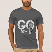 レパードグレイ Tシャツ (正面)