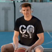 レパード黒モダンTシャツ