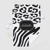 レパールプリント/ゼブラ印刷 ゴルフタオル (インサイチュ)