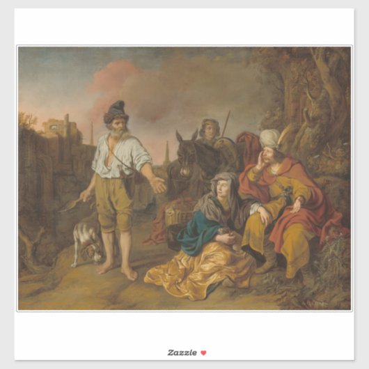 レビと彼の妾、ギベアにて、旧約聖書 シール (シート)