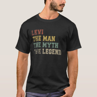 レビは男パーソナライズされた名を神話The Legend Tシャツ