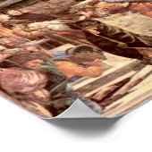 レビびとを罰するボッティチェリ – システィーナ礼拝堂 ポスター (角)