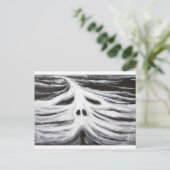 レビアサンの頭（黒と白の超現実主義） ポストカード (スタンド正面)