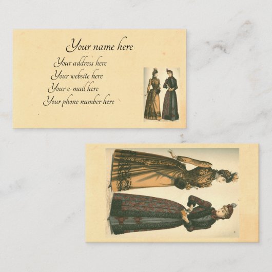 レビクトリアンデス 名刺 (正面/裏面)