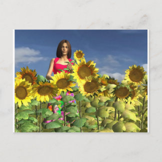 レビジッドペイトンガール春 ポストカード