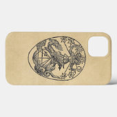 レビスヘマホーダイトシンボルセピア Case-Mate iPhoneケース (裏面 (横))