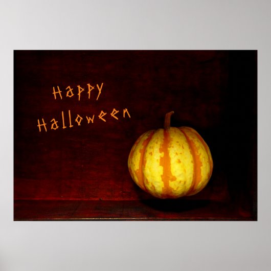 レビタートカボチャ – 静物詩 ポスター (正面)