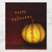 レビタートカボチャ – 静物詩 ワインラベル (シングルラベル)