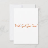 レビティクス23:3 KJVバイブル聖句Pic Flat Greeting カード (裏面)