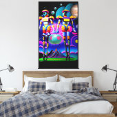 レビティーの重力 – Ken Gage Art キャンバスプリント (インサイチュ (寝室))