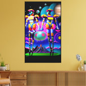 レビティーの重力 – Ken Gage Art キャンバスプリント (インサイチュ (リビング))