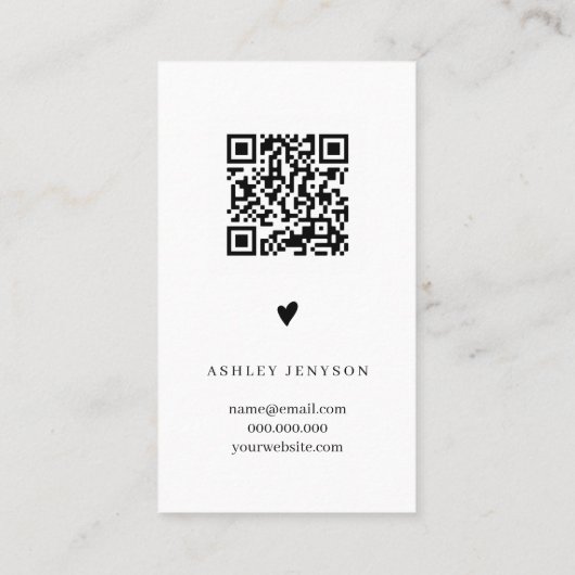 レビュシンプルーのの白黒の感謝してい順序 名刺 (裏面)