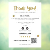 *~* レビューありがとうございます！かわいい絵文字感謝！ ウィンドウサイン (シート3)