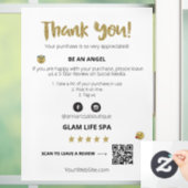 *~* レビューありがとうございます！かわいい絵文字感謝！ ウィンドウサイン (ホーム)