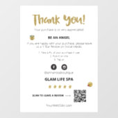 *~* レビューありがとうございます！かわいい絵文字感謝！ ウィンドウサイン (シート)