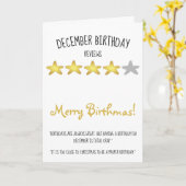 レビューおもしろい引用文誕生日12月バースデーカード カード (黄色い花)