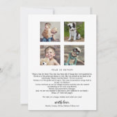 レビューの中でブラシ付き赤メリークリスマス年 シーズンカード (裏面)