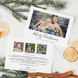 レビューミニマル風景の中で楽しいクリスマスの年 シーズンカード