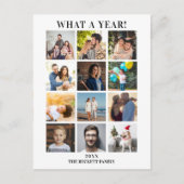 レビューモダンの1年12フォトコラージュ シーズンポストカード (正面)