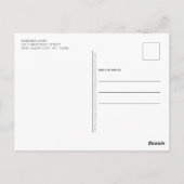 レビュー中のラフ年おもしろいラブラドールレトリエバー犬 ポストカード (裏面)