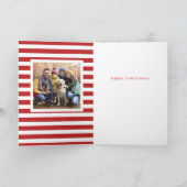 レビュー中の休日のフォトグリーティングカード シーズンカード (内部)