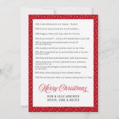 レビュー中の休日の年 | カスタム12フォトコラージュ シーズンカード (裏面)