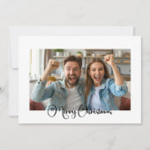 レビュー写真のモダンクリスマス シーズンカード (正面)