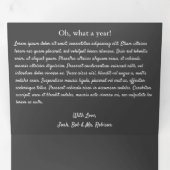 レビュー年の文字と写真 三つ折りクリスマスカード (内部最初)