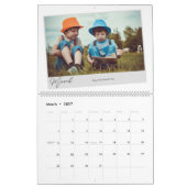 レビュー年カスタムの家族のメモリカレンダー カレンダー (3月 2027)