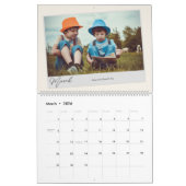 レビュー年カスタムの家族のメモリカレンダー カレンダー (3月 2026)