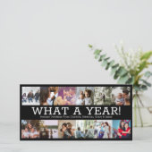 レビュー年12の写真のクリスマスパーソナライズされた シーズンカード (スタンド正面)