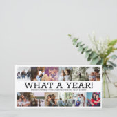 レビュー年12の写真のクリスマスパーソナライズされた シーズンカード (スタンド正面)